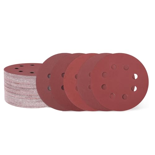 QUARKZMAN 65 Stück 125mm 5 Zoll Schleifscheiben 8 Loch 240/320/400/600/800/1000 Körnung Klett-Schleifpapier Zufällige Orbital-Schleifpads für Holzbearbeitung Automobil Metall QUARKZMAN 65 Stück 125mm 5 Zoll Schleifscheiben 8 Loch 240/320/400/600/800/1000 Körnung Klett-Schleifpapier Zufällige Orbital-Schleifpads für Holzbearbeitung Automobil Metall von QUARKZMAN