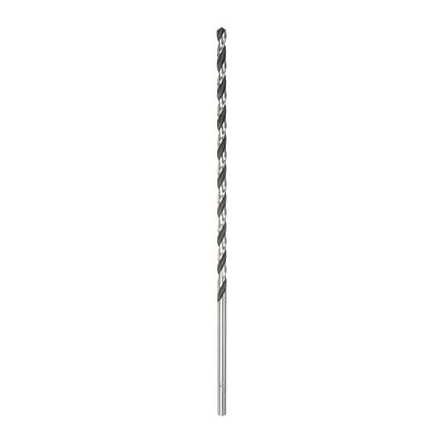 QUARKZMAN 6542 Schnellstahl Verdrehte Bohrspitze 4mm Bohrspitze 160mm Länge Erweitert Gerade Schaft Schwarz Oxide Boden Bohrspitze für Stahl Alulegierung von QUARKZMAN