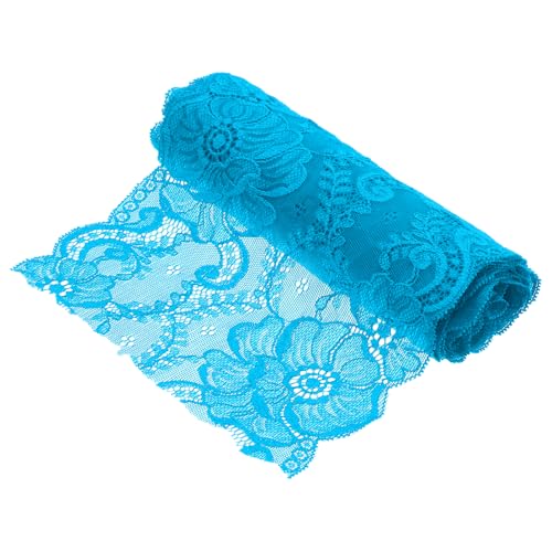 QUARKZMAN 7,1 Zoll Breite 3 Yard Spitzenband Blumenmuster Blaues Spitzenband für DIY-Basteln, Geschenkverpackungen, Blumensträuße, Hochzeitsdekoration und Näharbeiten QUARKZMAN 7,1 Zoll Breite 3 Yard Spitzenband Blumenmuster Blaues Spitzenband für DIY-Basteln, Geschenkverpackungen, Blumensträuße, Hochzeitsdekoration und Näharbeiten von QUARKZMAN