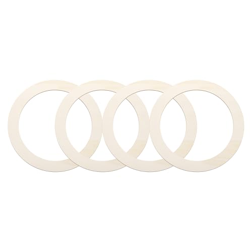 QUARKZMAN 7,9 Zoll Unvollendete Holzringe Natürlicher Holzring Kreis Flache Runde Form Ornamente Holzscheiben für Rahmen, DIY Bastelprojekte, Malen, Wohnkultur, 4 Stück QUARKZMAN 7,9 Zoll Unvollendete Holzringe Natürlicher Holzring Kreis Flache Runde Form Ornamente Holzscheiben für Rahmen, DIY Bastelprojekte, Malen, Wohnkultur, 4 Stück von QUARKZMAN