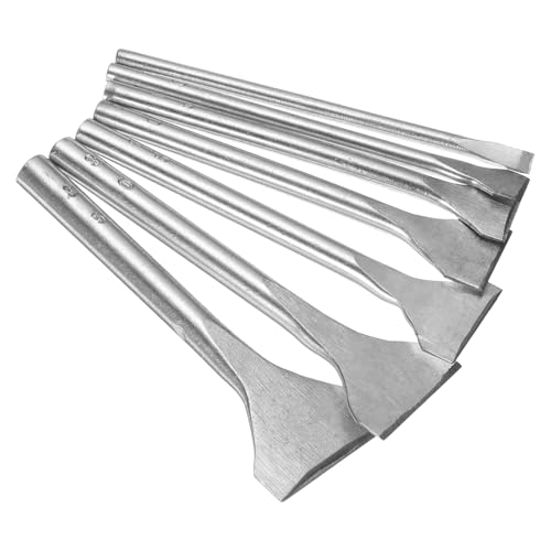 QUARKZMAN 7 Stück Slot Lederstanze, 5mm-35mm, Leder Cutter, Gürtelendenschneider, Eisen-Schlitzgerade-Stanzwerkzeug von Riemen, Geldbörse und Tasche von QUARKZMAN