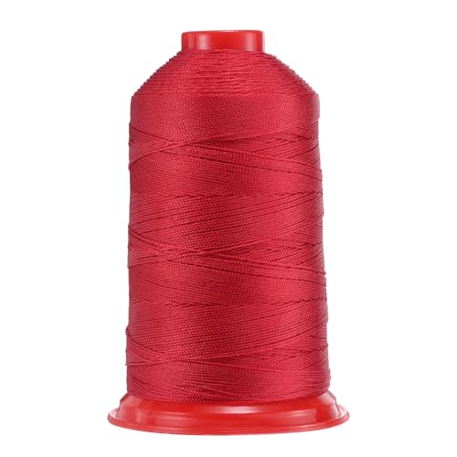 QUARKZMAN 700 Yards Bonded Nylon Nähgarn Größe 840D/3 Nähen-Schweres Duty Nylon Polstergarn Outdoor-Garn für Leder Jeans und Webhandwerk Maschine DIY Rot QUARKZMAN 700 Yards Bonded Nylon Nähgarn Größe 840D/3 Nähen-Schweres Duty Nylon Polstergarn Outdoor-Garn für Leder Jeans und Webhandwerk Maschine DIY Rot von QUARKZMAN