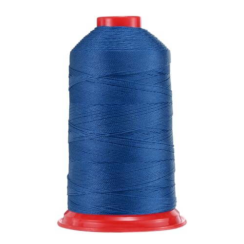 QUARKZMAN 700 Yards Bonded Nylon Nähgarn Größe 840D/3 Nähen-Schweres Duty Nylon Polstergarn Outdoor-Garn für Leder Jeans und Webhandwerk Maschine DIY Saphirblau QUARKZMAN 700 Yards Bonded Nylon Nähgarn Größe 840D/3 Nähen-Schweres Duty Nylon Polstergarn Outdoor-Garn für Leder Jeans und Webhandwerk Maschine DIY Saphirblau von QUARKZMAN
