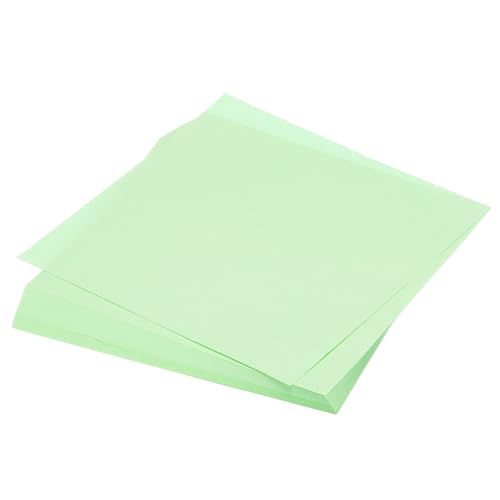 QUARKZMAN 75 Blätter Origami-Papier beidseitig bedruckt 6x6 Zoll (15x15 cm) quadratische Blätter für Kunsthandwerk, Anfänger, Geschenkdekoration, Hellgrün von QUARKZMAN