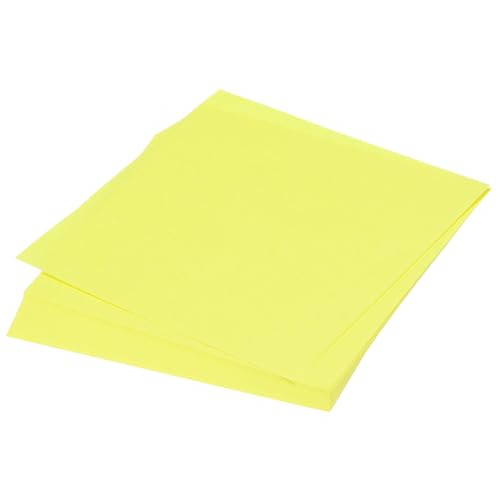 QUARKZMAN 75 Blätter Origami-Papier beidseitig bedruckt 6x6 Zoll (15x15 cm) quadratische Blätter für Kunsthandwerk, Anfänger, Geschenkdekoration, Zitronengelb von QUARKZMAN