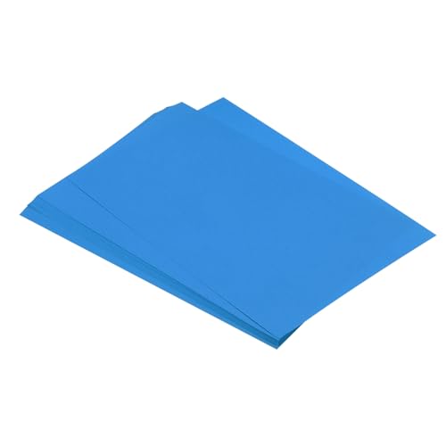 QUARKZMAN 75 Blatt A4 farbiges Druck-Kopierpapier, Origami-Papier, Druckerpapier, 80 g/m², zum Drucken, Kopieren von Dokumenten, Kunsthandwerk, Blau von QUARKZMAN