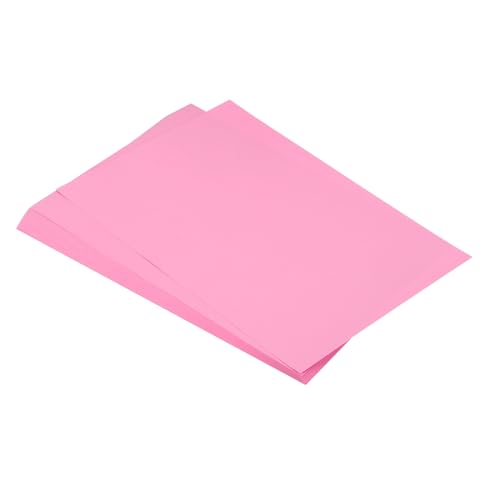 QUARKZMAN 75 Blatt A4 farbiges Druckerpapier, Origami-Papier, Bastelpapier, 80 g/m², zum Drucken, Kopieren von Dokumenten, Kunsthandwerk, Rosa von QUARKZMAN