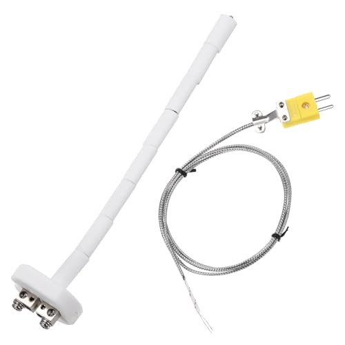 QUARKZMAN 8" K Typ Keramik Brennofen Thermoelement Sensorsonde für Muffelofen, mit 3,3ft Thermoelementdraht, hohe Temperatur 1100°C 1,5x200mm QUARKZMAN 8" K Typ Keramik Brennofen Thermoelement Sensorsonde für Muffelofen, mit 3,3ft Thermoelementdraht, hohe Temperatur 1100°C 1,5x200mm von QUARKZMAN
