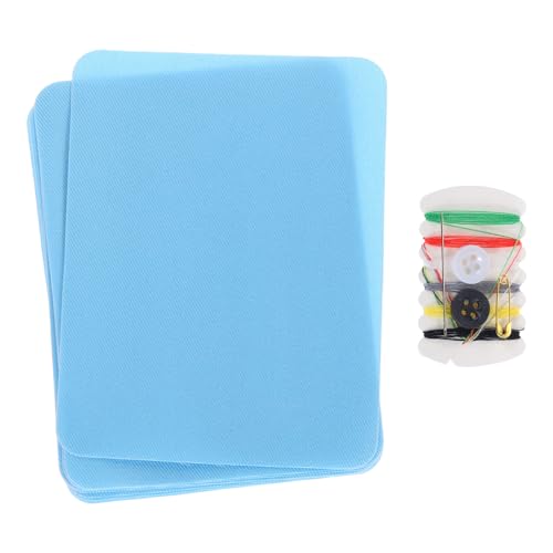 QUARKZMAN 8 Stück Flicken zum Aufbügeln Hellblau, Innen und Außen Stoff-Reparaturflicken Aufbügeln, Selbstklebende Bügelflicken Aufbügelflicken für Kleidung, Sofa, Rucksack QUARKZMAN 8 Stück Flicken zum Aufbügeln Hellblau, Innen und Außen Stoff-Reparaturflicken Aufbügeln, Selbstklebende Bügelflicken Aufbügelflicken für Kleidung, Sofa, Rucksack von QUARKZMAN