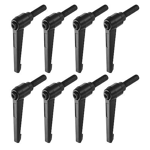 QUARKZMAN 8 Stück Klemmhebel Griff M10 x 30mm Außengewinde Schraube, Aluminiumlegierung Verstellbare Handgriffe Spannhebel für Werkzeugmaschinen Schweißgeräte Druckgeräte, Schwarz QUARKZMAN 8 Stück Klemmhebel Griff M10 x 30mm Außengewinde Schraube, Aluminiumlegierung Verstellbare Handgriffe Spannhebel für Werkzeugmaschinen Schweißgeräte Druckgeräte, Schwarz von QUARKZMAN