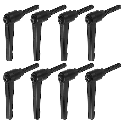 QUARKZMAN 8 Stück Klemmhebel Griff M6 x 32mm Außengewinde Schraube, Aluminiumlegierung Verstellbare Handgriffe Spannhebel für Werkzeugmaschinen Schweißgeräte Druckgeräte, Schwarz QUARKZMAN 8 Stück Klemmhebel Griff M6 x 32mm Außengewinde Schraube, Aluminiumlegierung Verstellbare Handgriffe Spannhebel für Werkzeugmaschinen Schweißgeräte Druckgeräte, Schwarz von QUARKZMAN