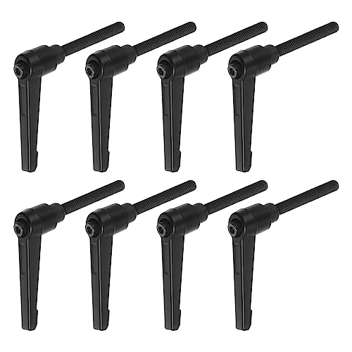 QUARKZMAN 8 Stück Klemmhebel Griff M6 x 50mm Außengewinde Schraube, Aluminiumlegierung Verstellbare Handgriffe Spannhebel für Werkzeugmaschinen Schweißgeräte Druckgeräte, Schwarz QUARKZMAN 8 Stück Klemmhebel Griff M6 x 50mm Außengewinde Schraube, Aluminiumlegierung Verstellbare Handgriffe Spannhebel für Werkzeugmaschinen Schweißgeräte Druckgeräte, Schwarz von QUARKZMAN