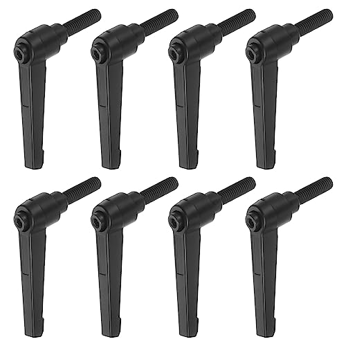 QUARKZMAN 8 Stück Klemmhebel Griff M8 x 20mm Außengewinde Schraube, Aluminiumlegierung Verstellbare Handgriffe Spannhebel für Werkzeugmaschinen Schweißgeräte Druckgeräte, Schwarz QUARKZMAN 8 Stück Klemmhebel Griff M8 x 20mm Außengewinde Schraube, Aluminiumlegierung Verstellbare Handgriffe Spannhebel für Werkzeugmaschinen Schweißgeräte Druckgeräte, Schwarz von QUARKZMAN