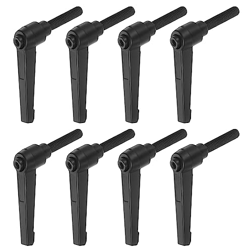 QUARKZMAN 8 Stück Klemmhebel Griff M8 x 40mm Außengewinde Schraube, Aluminiumlegierung Verstellbare Handgriffe Spannhebel für Werkzeugmaschinen Schweißgeräte Druckgeräte, Schwarz QUARKZMAN 8 Stück Klemmhebel Griff M8 x 40mm Außengewinde Schraube, Aluminiumlegierung Verstellbare Handgriffe Spannhebel für Werkzeugmaschinen Schweißgeräte Druckgeräte, Schwarz von QUARKZMAN
