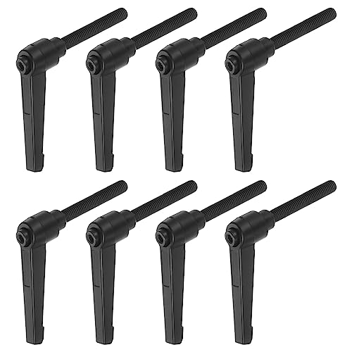 QUARKZMAN 8 Stück Klemmhebel Griff M8 x 60mm Außengewinde Schraube, Aluminiumlegierung Verstellbare Handgriffe Spannhebel für Werkzeugmaschinen Schweißgeräte Druckgeräte, Schwarz QUARKZMAN 8 Stück Klemmhebel Griff M8 x 60mm Außengewinde Schraube, Aluminiumlegierung Verstellbare Handgriffe Spannhebel für Werkzeugmaschinen Schweißgeräte Druckgeräte, Schwarz von QUARKZMAN