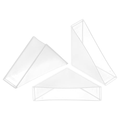 QUARKZMAN 8 Stück Kunststoffeckschützer 16x70mm in rechter Winkelform Glas-Eckschützer Kissen für den Eckschutz von Glas, Spiegel, Fliesen, Weiß von QUARKZMAN