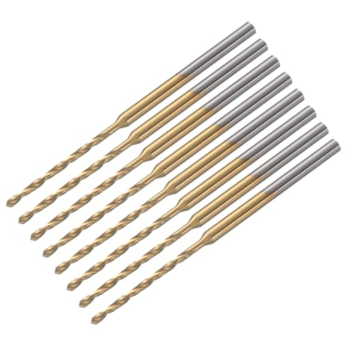QUARKZMAN 8 Stück Metallbohrer, M35 Edelstahlbohrer, HSS Spiralbohrer, Ø 1,3 mm Mikrogravur Bohrer für Metall, Stahl, Aluminium, Kunststoff, Holz QUARKZMAN 8 Stück Metallbohrer, M35 Edelstahlbohrer, HSS Spiralbohrer, Ø 1,3 mm Mikrogravur Bohrer für Metall, Stahl, Aluminium, Kunststoff, Holz von QUARKZMAN