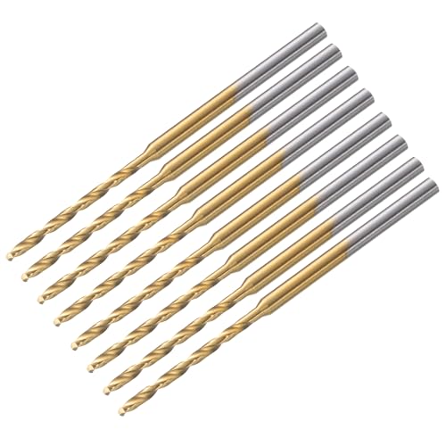 QUARKZMAN 8 Stück Metallbohrer, M35 Edelstahlbohrer, HSS Spiralbohrer, Ø 1,45 mm Mikrogravur Bohrer für Metall, Stahl, Aluminium, Kunststoff, Holz QUARKZMAN 8 Stück Metallbohrer, M35 Edelstahlbohrer, HSS Spiralbohrer, Ø 1,45 mm Mikrogravur Bohrer für Metall, Stahl, Aluminium, Kunststoff, Holz von QUARKZMAN