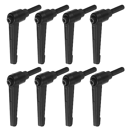 QUARKZMAN 8 Stück Klemmhebel Griff M6 x 16mm Außengewinde Schraube, Aluminiumlegierung Verstellbare Handgriffe Spannhebel für Werkzeugmaschinen Schweißgeräte Druckgeräte, Schwarz QUARKZMAN 8 Stück Klemmhebel Griff M6 x 16mm Außengewinde Schraube, Aluminiumlegierung Verstellbare Handgriffe Spannhebel für Werkzeugmaschinen Schweißgeräte Druckgeräte, Schwarz von QUARKZMAN