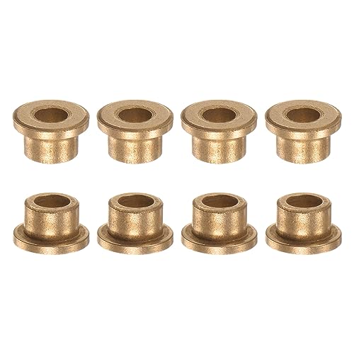 QUARKZMAN 8Stk Flansch Lager Hülse 6mm Bohrung 10mm AD 8mm Länge 2mm Flansch Dicke Bronze Buchse Selbstschmierende Gleitbuchsen Hülse für Industrieanlagen QUARKZMAN 8Stk Flansch Lager Hülse 6mm Bohrung 10mm AD 8mm Länge 2mm Flansch Dicke Bronze Buchse Selbstschmierende Gleitbuchsen Hülse für Industrieanlagen von QUARKZMAN