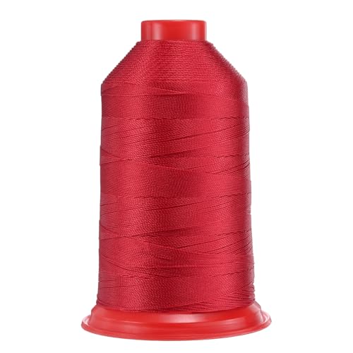 QUARKZMAN 962 Yards Bonded Nylon Nähgarn Größe 630D/3 Nähen-Schweres Duty Nylon Polstergarn Outdoor-Garn für Leder Jeans und Webhandwerk Maschine DIY Rot QUARKZMAN 962 Yards Bonded Nylon Nähgarn Größe 630D/3 Nähen-Schweres Duty Nylon Polstergarn Outdoor-Garn für Leder Jeans und Webhandwerk Maschine DIY Rot von QUARKZMAN