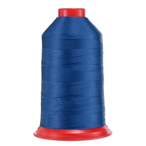 QUARKZMAN 962 Yards Bonded Nylon Nähgarn Größe 630D/3 Nähen-Schweres Duty Nylon Polstergarn Outdoor-Garn für Leder Jeans und Webhandwerk Maschine DIY Saphirblau QUARKZMAN 962 Yards Bonded Nylon Nähgarn Größe 630D/3 Nähen-Schweres Duty Nylon Polstergarn Outdoor-Garn für Leder Jeans und Webhandwerk Maschine DIY Saphirblau von QUARKZMAN