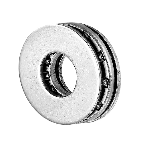 QUARKZMAN AXK0819+2AS Nadelrollen Axiallager mit Lager Dichtungsringe x 1Stk Chromstahl für Baugeräte [8mm x 19mm x 4mm] von QUARKZMAN