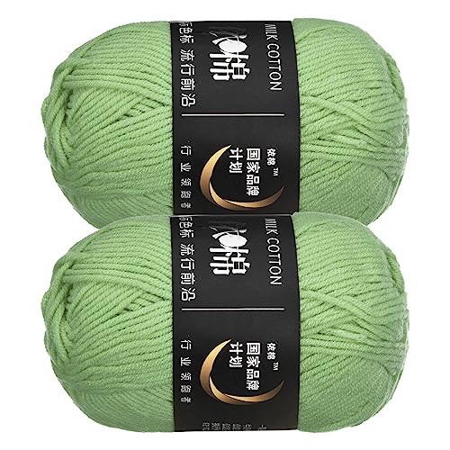 QUARKZMAN Acryl Garn Strähnen 2 Pack von 50g/1.76oz Weich Häkeln Garne für Stricken und Häkeln Handwerk Projekt Grün QUARKZMAN Acryl Garn Strähnen 2 Pack von 50g/1.76oz Weich Häkeln Garne für Stricken und Häkeln Handwerk Projekt Grün von QUARKZMAN