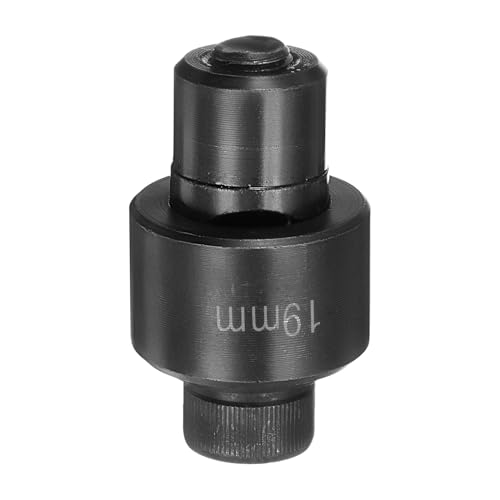 QUARKZMAN Blechlochstanze 19mm aus Lagerstahl Präzises Schneiden Manuelle Durchschlagwerkzeug-Set für Metallblech, Spüle, Edelstahl, Schwarz von QUARKZMAN