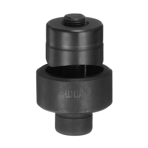 QUARKZMAN Blechlochstanze 24mm aus Lagerstahl Präzises Schneiden Manuelle Durchschlagwerkzeug-Set für Metallblech, Spüle, Edelstahl, Schwarz von QUARKZMAN