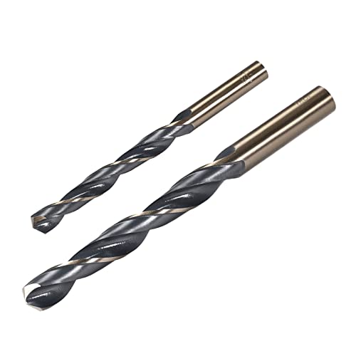 QUARKZMAN Bohrer-Set 10,5 mm 12,5 mm, Titan-Nitrid-beschichteter Hochgeschwindigkeitsstahl 4341 Gerader Rund-Schaft Bohrer für Edelstahllegierung Kupfer, 3 Stück QUARKZMAN Bohrer-Set 10,5 mm 12,5 mm, Titan-Nitrid-beschichteter Hochgeschwindigkeitsstahl 4341 Gerader Rund-Schaft Bohrer für Edelstahllegierung Kupfer, 3 Stück von QUARKZMAN