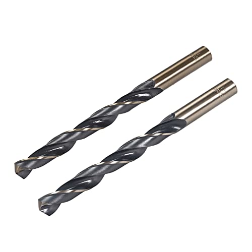 QUARKZMAN Bohrer-Set 11mm 11,5mm, Titan-Nitrid-beschichteter Hochgeschwindigkeitsstahl 4341 Gerader Rund-Schaft-Bohrer für Edelstahllegierung Kupfer, 4 Stück QUARKZMAN Bohrer-Set 11mm 11,5mm, Titan-Nitrid-beschichteter Hochgeschwindigkeitsstahl 4341 Gerader Rund-Schaft-Bohrer für Edelstahllegierung Kupfer, 4 Stück von QUARKZMAN