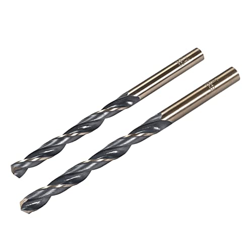 QUARKZMAN Bohrer-Set 6,5 mm 7 mm, Titan-Nitrid-beschichteter Hochgeschwindigkeitsstahl 4341 Gerader Rund-Schaft-Bohrer für Edelstahllegierung Kupfer, 4 Stück QUARKZMAN Bohrer-Set 6,5 mm 7 mm, Titan-Nitrid-beschichteter Hochgeschwindigkeitsstahl 4341 Gerader Rund-Schaft-Bohrer für Edelstahllegierung Kupfer, 4 Stück von QUARKZMAN