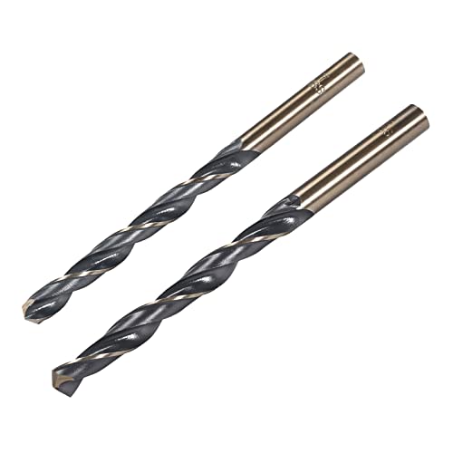 QUARKZMAN Bohrer-Set 7mm 8mm, Titan-Nitrid-beschichteter Hochgeschwindigkeitsstahl 4341 Gerader Rund-Schaft-Bohrer für Edelstahllegierung Kupfer, 2 Stück QUARKZMAN Bohrer-Set 7mm 8mm, Titan-Nitrid-beschichteter Hochgeschwindigkeitsstahl 4341 Gerader Rund-Schaft-Bohrer für Edelstahllegierung Kupfer, 2 Stück von QUARKZMAN