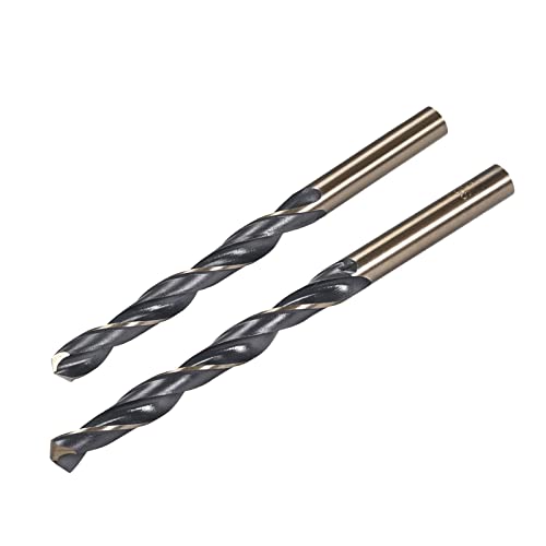 QUARKZMAN Bohrer-Set 9,5 mm 10 mm, Titan-Nitrid-beschichteter Hochgeschwindigkeitsstahl 4341 Gerader Rund-Schaft-Bohrer für Edelstahllegierung Kupfer, 4 Stück QUARKZMAN Bohrer-Set 9,5 mm 10 mm, Titan-Nitrid-beschichteter Hochgeschwindigkeitsstahl 4341 Gerader Rund-Schaft-Bohrer für Edelstahllegierung Kupfer, 4 Stück von QUARKZMAN