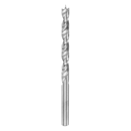 QUARKZMAN Brad Point Spiralbohrer 5,5 mm (7/32") Durchmesser Gerader Rund Schaft Bohrer Metrische Brad Point Spiral Twist Bohrer für Schreiner Holzbearbeitung Kunststoff Gummi von QUARKZMAN
