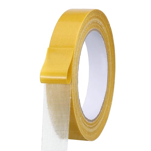 QUARKZMAN Doppelseitiges Gewebeband 2.5cm x 20m Montage Teppichband Klare Klebebänder Mit Glasfasergewebe Für Kleidung DIY Basteln Wanddekoration QUARKZMAN Doppelseitiges Gewebeband 2.5cm x 20m Montage Teppichband Klare Klebebänder Mit Glasfasergewebe Für Kleidung DIY Basteln Wanddekoration von QUARKZMAN