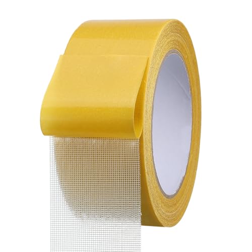 QUARKZMAN Doppelseitiges Gewebeband 5cm x 20m Teppichklebeband Klare Klebebänder Mit Glasfasergewebe Für Kleidung DIY Basteln Wanddekoration QUARKZMAN Doppelseitiges Gewebeband 5cm x 20m Teppichklebeband Klare Klebebänder Mit Glasfasergewebe Für Kleidung DIY Basteln Wanddekoration von QUARKZMAN