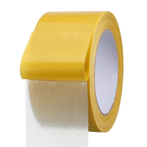 QUARKZMAN Doppelseitiges Gewebeband 6cm x 20m Montage Teppichband Klare Klebebänder Mit Glasfasernetz Für Kleidung DIY Basteln Wanddekoration QUARKZMAN Doppelseitiges Gewebeband 6cm x 20m Montage Teppichband Klare Klebebänder Mit Glasfasernetz Für Kleidung DIY Basteln Wanddekoration von QUARKZMAN