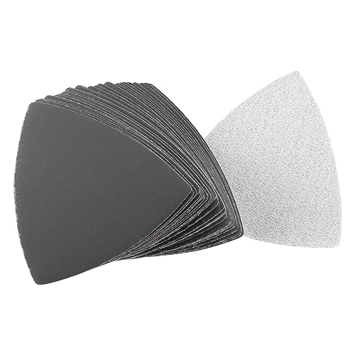 QUARKZMAN Dreieckiges Schleifpapier mit Klettverschluss Dreieck Schleifpad für 3 1/2" Oszillierendes Multifunktionswerkzeug aus Siliziumkarbid für Nass/Trockenanwendung 800 Körnung 30 Stück QUARKZMAN Dreieckiges Schleifpapier mit Klettverschluss Dreieck Schleifpad für 3 1/2" Oszillierendes Multifunktionswerkzeug aus Siliziumkarbid für Nass/Trockenanwendung 800 Körnung 30 Stück von QUARKZMAN
