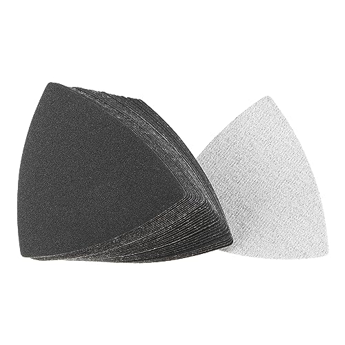 QUARKZMAN Dreieckiges Schleifpapier mit Klettverschluss Dreiecks Schleifpad für 3 1/2" Oszillierendes Multifunktionswerkzeug aus Siliziumkarbid für Nass/Trockeneinsatz 180 Körnung 30 Stück QUARKZMAN Dreieckiges Schleifpapier mit Klettverschluss Dreiecks Schleifpad für 3 1/2" Oszillierendes Multifunktionswerkzeug aus Siliziumkarbid für Nass/Trockeneinsatz 180 Körnung 30 Stück von QUARKZMAN