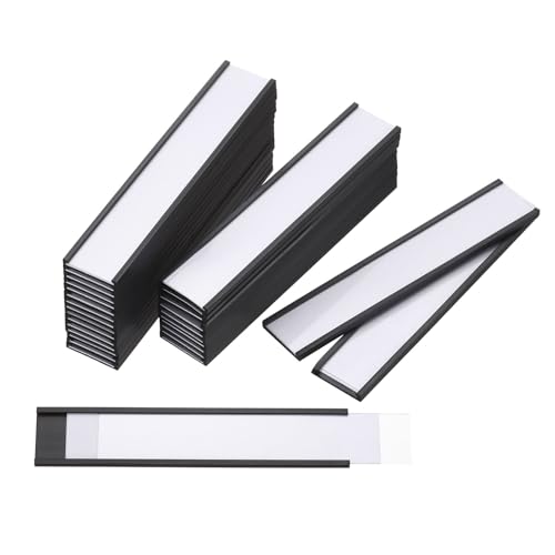 QUARKZMAN Etiketten Halter 0.75" x 4" C Kanal Gummi Magnetisch für Metall Regale Organisieren Büro Akten Schränke 100Stk QUARKZMAN Etiketten Halter 0.75" x 4" C Kanal Gummi Magnetisch für Metall Regale Organisieren Büro Akten Schränke 100Stk von QUARKZMAN