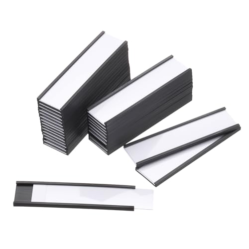 QUARKZMAN Etiketten Halter 0.8" x 3" C Kanal Gummi Magnetisch für Metall Regale Organisieren Büro Akten Schränke 100Stk QUARKZMAN Etiketten Halter 0.8" x 3" C Kanal Gummi Magnetisch für Metall Regale Organisieren Büro Akten Schränke 100Stk von QUARKZMAN