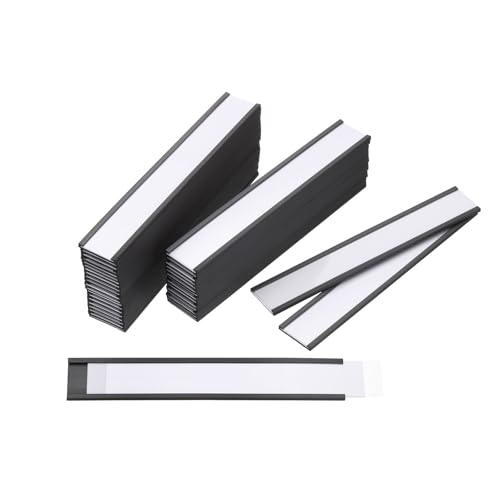 QUARKZMAN Etiketten Halter 1" x 6" C Kanal Gummi Magnetisch für Metall Regale Organisieren Büro Akten Schränke 60Stk QUARKZMAN Etiketten Halter 1" x 6" C Kanal Gummi Magnetisch für Metall Regale Organisieren Büro Akten Schränke 60Stk von QUARKZMAN
