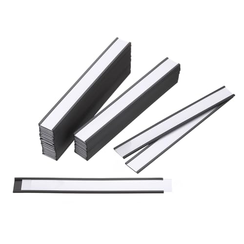 QUARKZMAN Etiketten Halter 1" x 8" C Kanal Gummi Magnetisch für Metall Regale Organisieren Büro Akten Schränke 30Stk QUARKZMAN Etiketten Halter 1" x 8" C Kanal Gummi Magnetisch für Metall Regale Organisieren Büro Akten Schränke 30Stk von QUARKZMAN