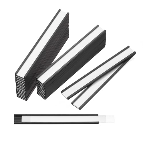QUARKZMAN Etiketten Halter 1.37cm x 10cm C Kanal Gummi Magnetisch für Metall Regale Organisieren Büro Akten Schränke 100Stk QUARKZMAN Etiketten Halter 1.37cm x 10cm C Kanal Gummi Magnetisch für Metall Regale Organisieren Büro Akten Schränke 100Stk von QUARKZMAN