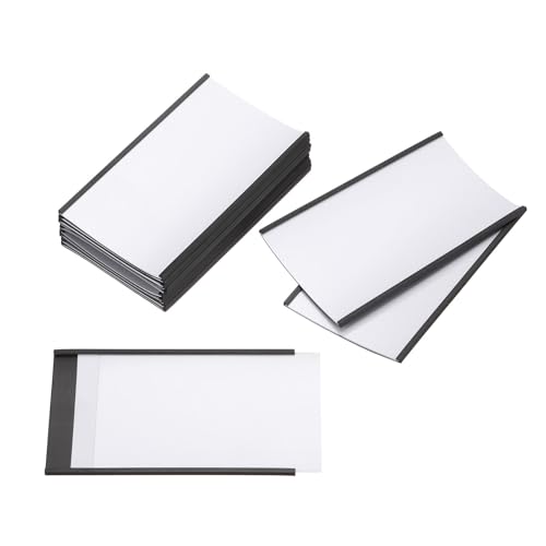 QUARKZMAN Etiketten Halter 3" x 5" C Kanal Gummi Magnetisch für Metall Regale Organisieren Büro Akten Schränke 30Stk QUARKZMAN Etiketten Halter 3" x 5" C Kanal Gummi Magnetisch für Metall Regale Organisieren Büro Akten Schränke 30Stk von QUARKZMAN