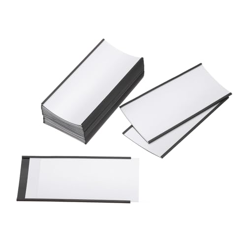QUARKZMAN Etiketten Halter 3" x 6" C Kanal Gummi Magnetisch für Metall Regale Organisieren Büro Akten Schränke 20Stk QUARKZMAN Etiketten Halter 3" x 6" C Kanal Gummi Magnetisch für Metall Regale Organisieren Büro Akten Schränke 20Stk von QUARKZMAN