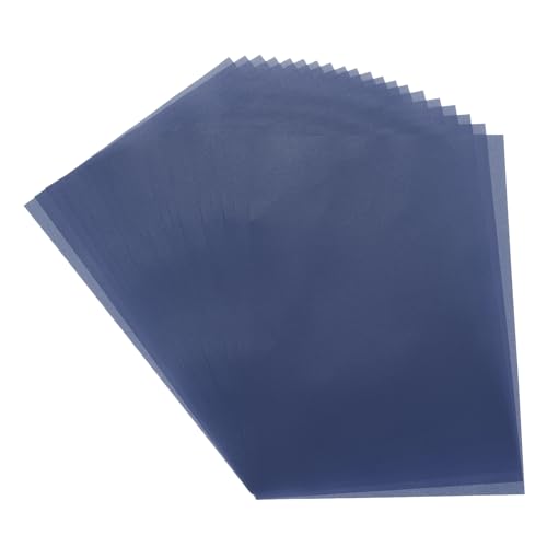 QUARKZMAN Farbiges Pergamentpapier, 20 Blatt Tiefblaue Transparenz 8,3" x 5,9" Bedruckbares Pergamentpapier, Durchsichtige Pergamentblätter für den Druck von Hochzeitseinladungen QUARKZMAN Farbiges Pergamentpapier, 20 Blatt Tiefblaue Transparenz 8,3" x 5,9" Bedruckbares Pergamentpapier, Durchsichtige Pergamentblätter für den Druck von Hochzeitseinladungen von QUARKZMAN