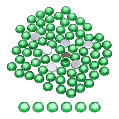 QUARKZMAN Flache runde Acryl-Strasssteine, 8mm SS40 Grüne Flachrückenkristall-Strasssteine für Bastelarbeiten Kleidung Schuhe DIY Dekoration Geschenke 100 Stück QUARKZMAN Flache runde Acryl-Strasssteine, 8mm SS40 Grüne Flachrückenkristall-Strasssteine für Bastelarbeiten Kleidung Schuhe DIY Dekoration Geschenke 100 Stück von QUARKZMAN